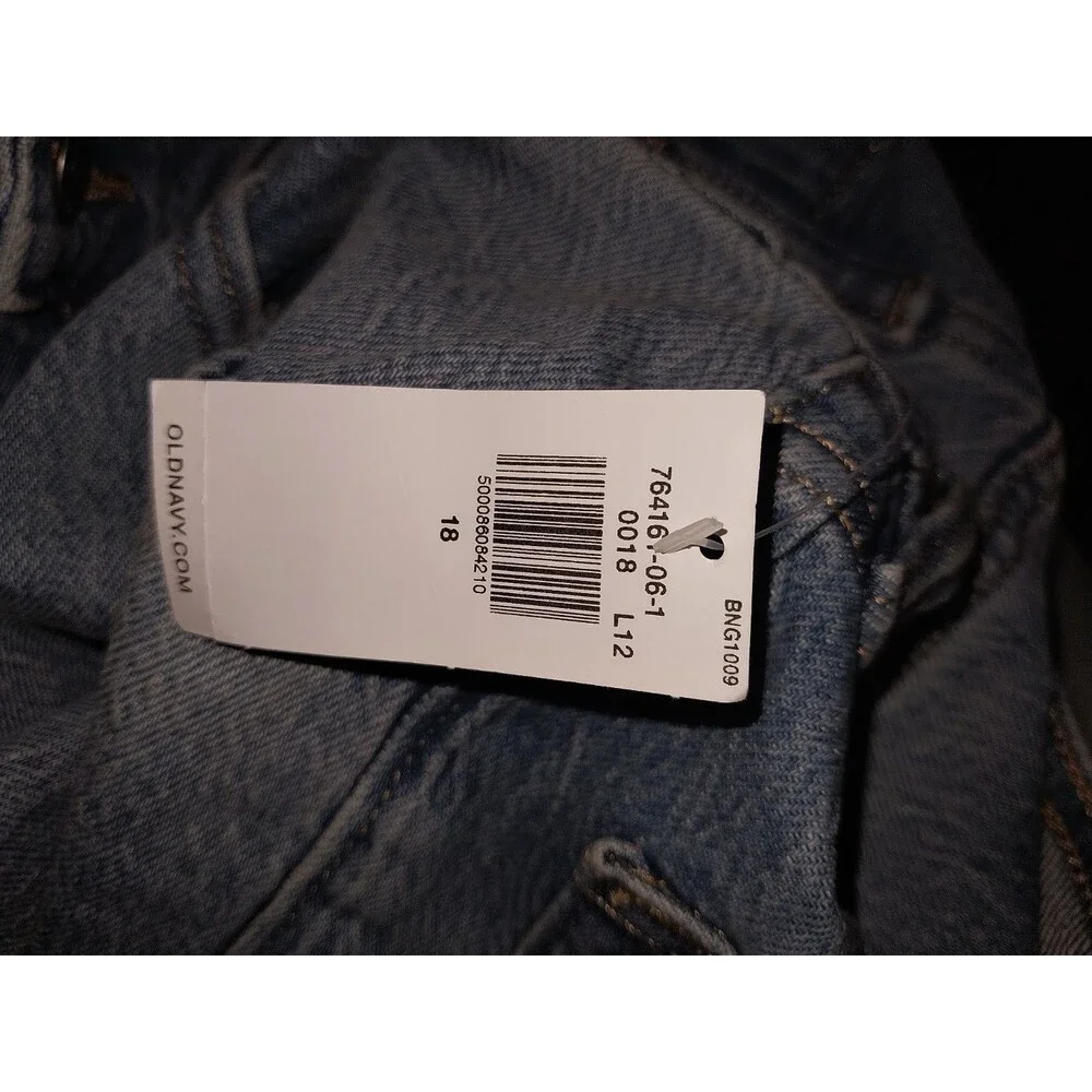 NWT Boys denim blue pants jeans size 18 Old Navy original Taper built flex